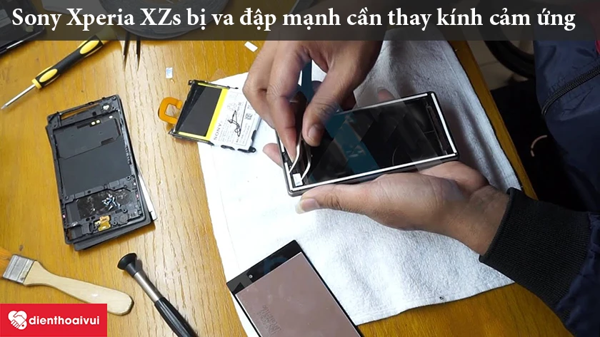 thay k&iacute;nh khi bị lỗi cảm ứng