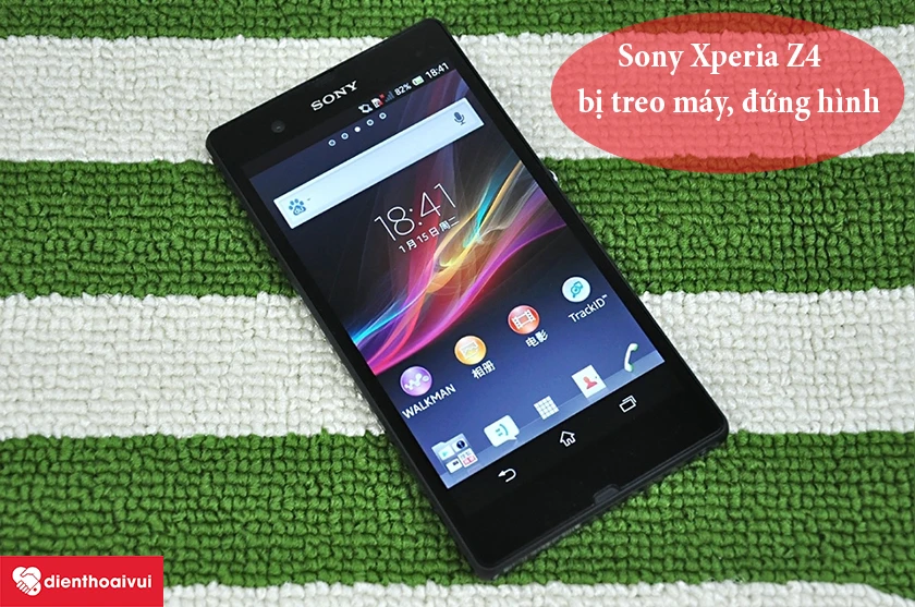 Sony Xperia Z4 bị treo, đứng h&igrave;nh, kh&ocirc;ng cảm ứng được khi sử dụng