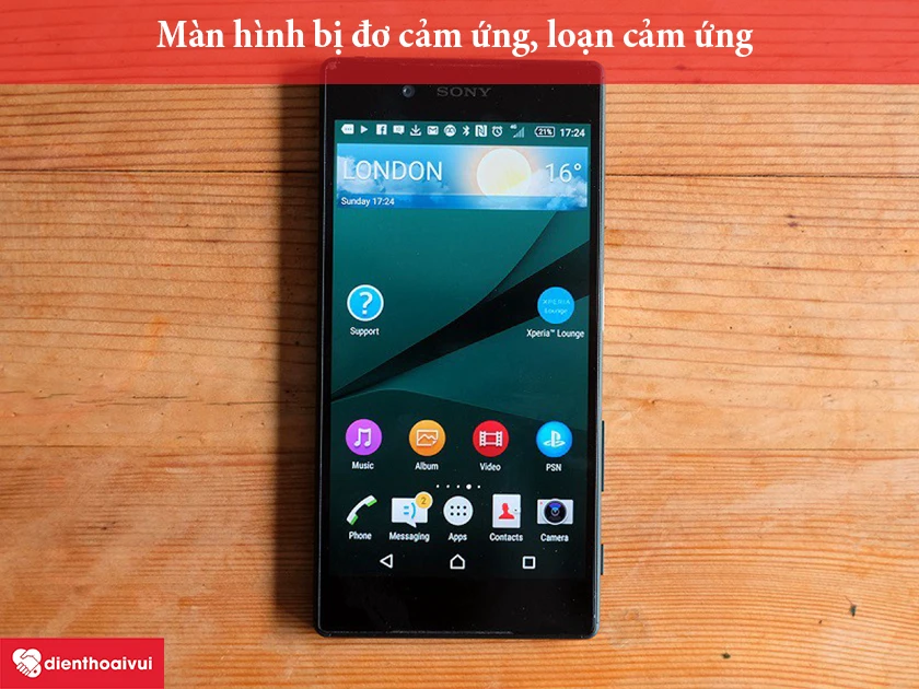 dấu hiệu phải đi thay k&iacute;nh cảm ứng Sony Xperia Z4