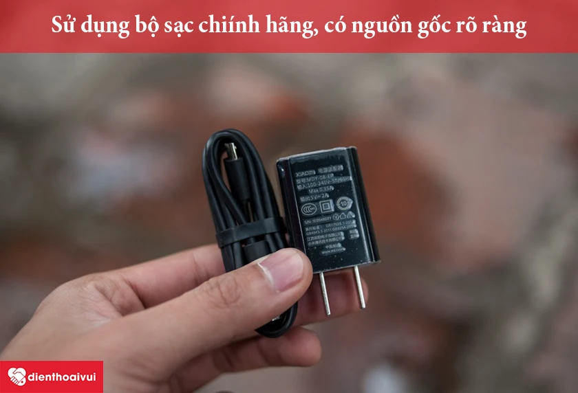 thay thế cáp sạc của bạn bằng cáp sạc chính hãng, có nguồn gốc xuất xứ rõ ràng