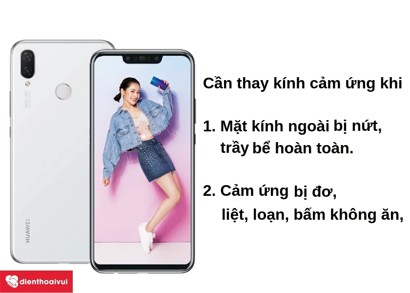 Dấu hiệu cần thay kính cảm ứng