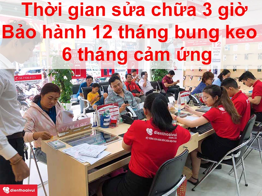 Dịch vụ thay k&iacute;nh cảm ứng iPhone Xs gi&aacute; rẻ lấy ngay trong 3 tiếng tại Điện Thoại Vui