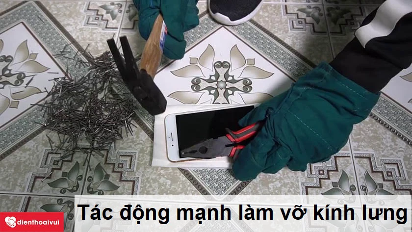 nguy&ecirc;n nh&acirc;n vỡ mặt k&iacute;nh thường gặp ở iphone