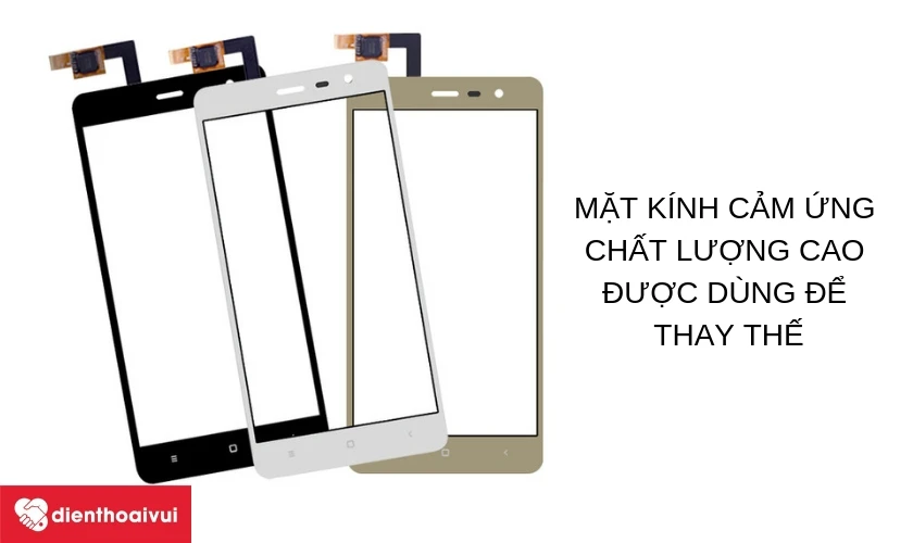 Thay mặt kính cảm ứng Xiaomi Redmi Note 3/Pro chất lượng, chi phí hợp lý tại Điện Thoại Vui