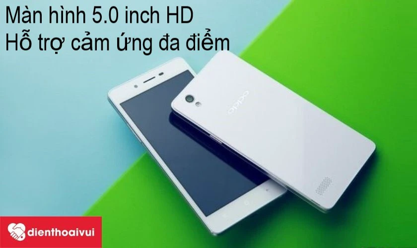 Oppo A51 - m&agrave;n h&igrave;nh HD sắc n&eacute;t, hỗ trợ cảm ứng đa điểm