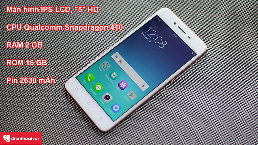 Oppo Neo 9 - màn hình IPS LCD với kích thước 5 inch