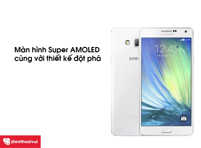 M&agrave;n h&igrave;nh Super AMOLED c&ugrave;ng với thiết kế đột ph&aacute;