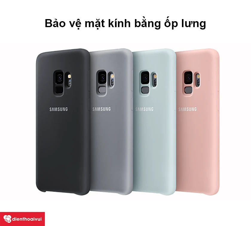 C&aacute;ch bảo vệ mặt k&iacute;nh Samsung Galaxy S9