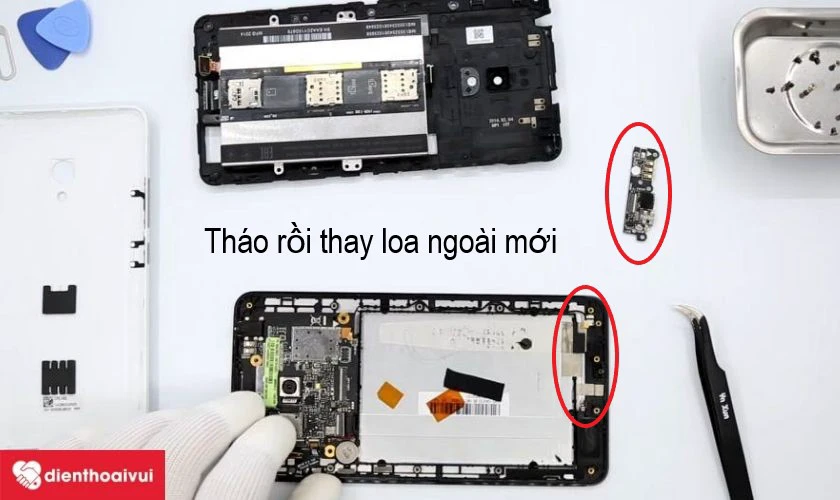 thay loa mới