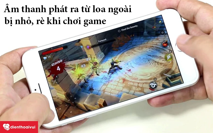&Acirc;m thanh ph&aacute;t ra từ loa ngo&agrave;i iPhone 7 bị nhỏ, r&egrave;, nghe kh&ocirc;ng r&otilde;