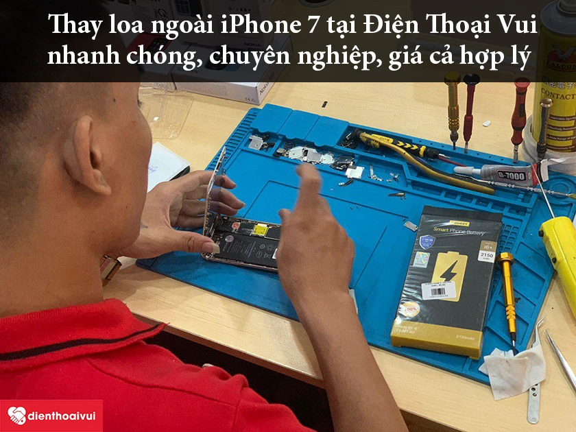 Thay loa ngo&agrave;i iPhone 7&ndash; nhanh ch&oacute;ng, chuy&ecirc;n nghiệp, gi&aacute; cả hợp l&yacute; tại Điện Thoại Vui