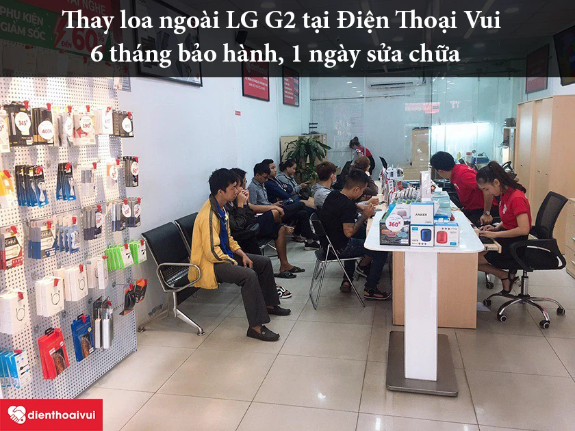 Thay loa ngoài LG G2 chất lượng, giá rẻ tại Điện Thoại Vui