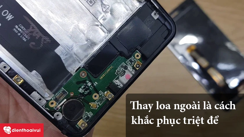 Thay loa ngoài nếu lỗi phần cứng