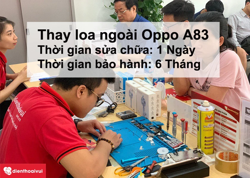 Thay loa ngo&agrave;i Oppo A83 tại Điện Thoại Vui - đảm bảo chất lượng, gi&aacute; cả hợp l&yacute;