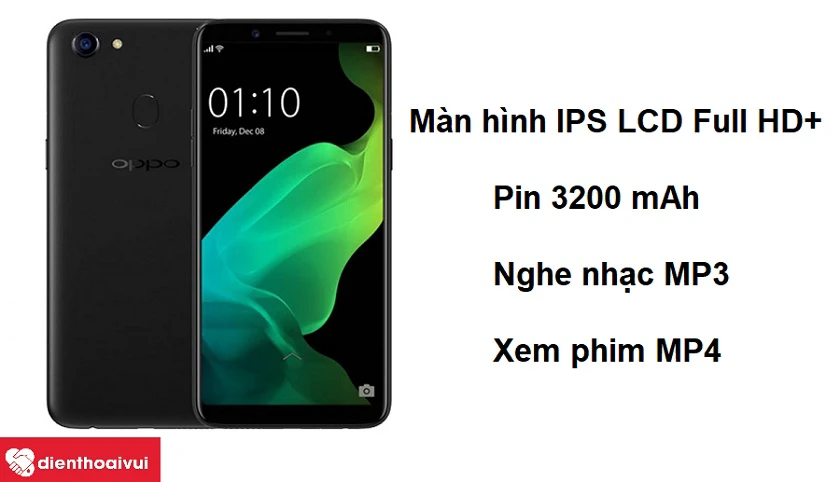 Oppo F5 với thiết kế loa ngo&agrave;i tinh tế c&ugrave;ng &acirc;m thanh sống động