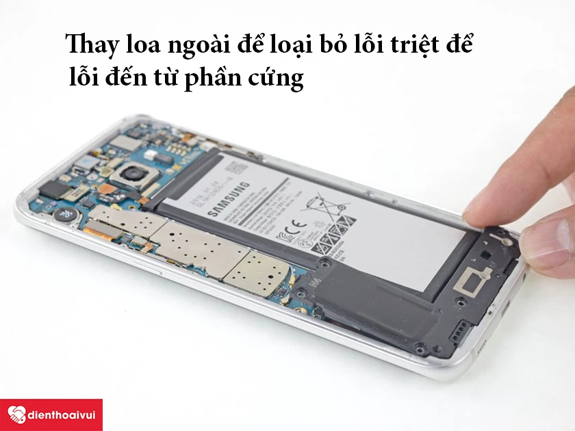 Thay loa ngo&agrave;i nếu lỗi phần cứng