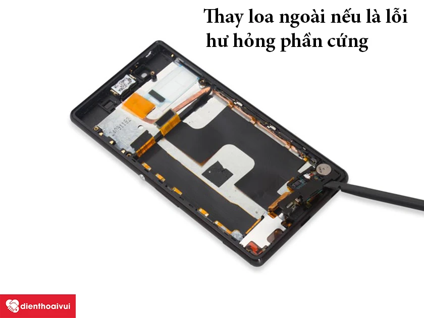 Thay loa ngo&agrave;i nếu hỏng phần cứng