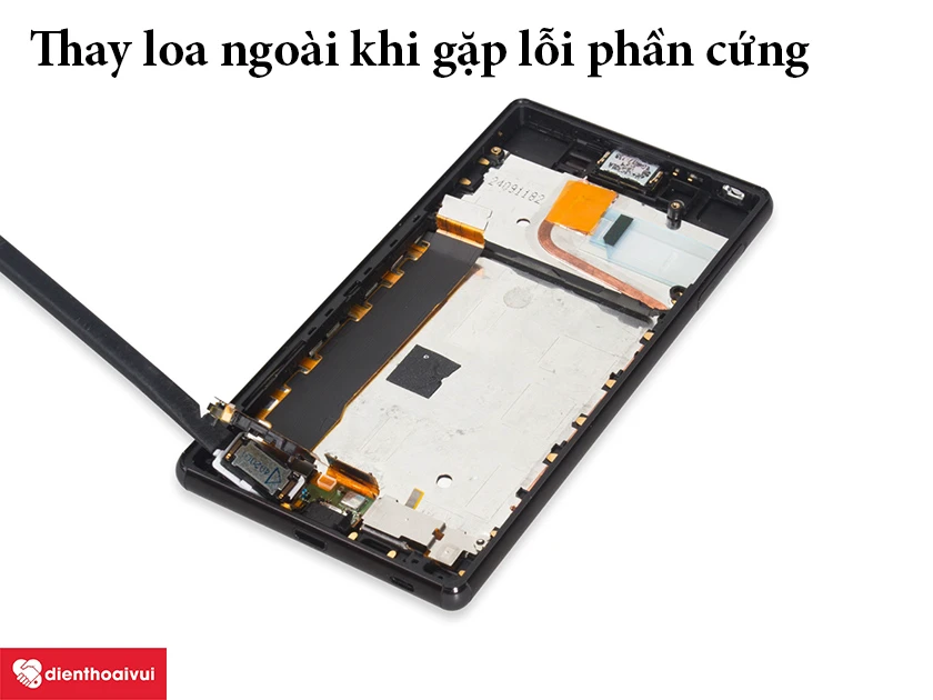 Thay loa nếu lỗi phần cứng