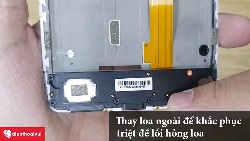 Thay loa ngoài để khắc phục lỗi