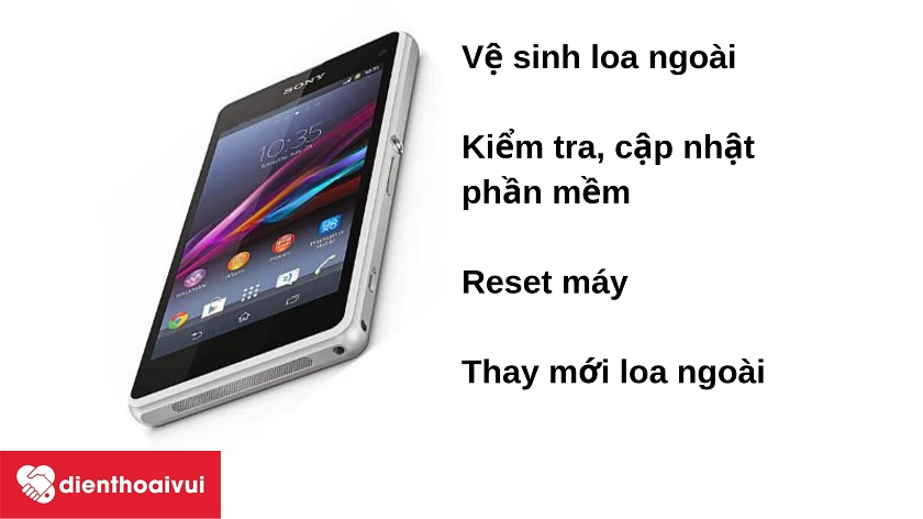 C&aacute;ch khắc phục điện thoại Sony kh&ocirc;ng ph&aacute;t ra &acirc;m thanh