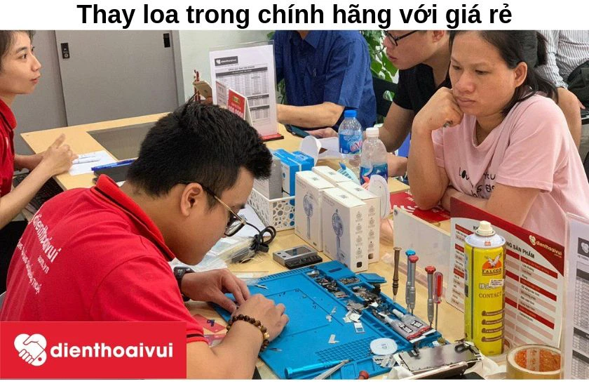 Đến cửa hàng Điện Thoại Vui thay loa trong cho Galaxy S6 Edge lấy liền, chính hãng với giá rẻ nhất hiện nay