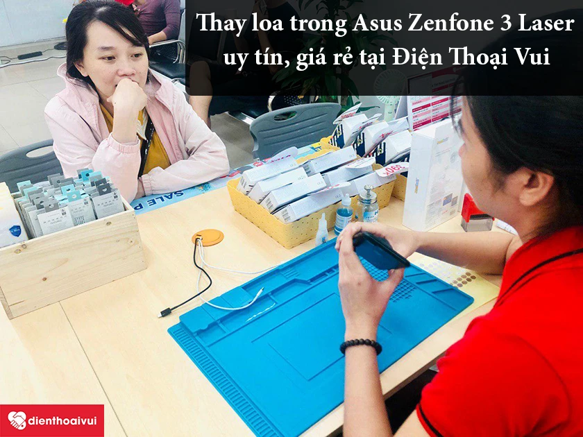 Thay loa trong Asus Zenfone 3 Laser uy t&iacute;n, gi&aacute; rẻ tại Điện Thoại Vui