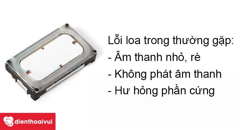 Một số lỗi loa trong thường gặp