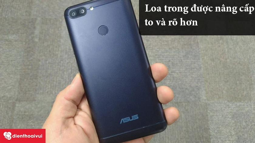 Asus Zenfone Max Plus M1 &ndash; Loa trong được n&acirc;ng cấp, to v&agrave; r&otilde; hơn
