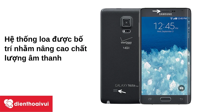 Điện thoại Samsung Galaxy Note Edge – hệ thống âm thanh cho phép người dùng tùy biến