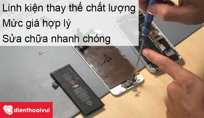 Thay loa trong iPhone 6S Plus nhanh chóng, giá hợp lý, chất lượng tốt tại Điện Thoại Vui