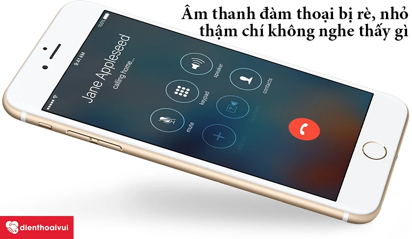 &Acirc;m thanh nghe r&egrave;, nhỏ