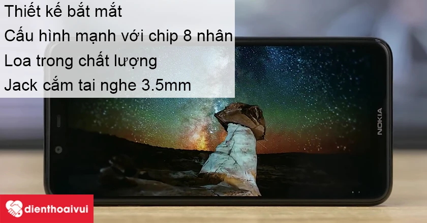 Nokia 5.1 Plus – đàm thoại bất tận với loa trong ấn tượng