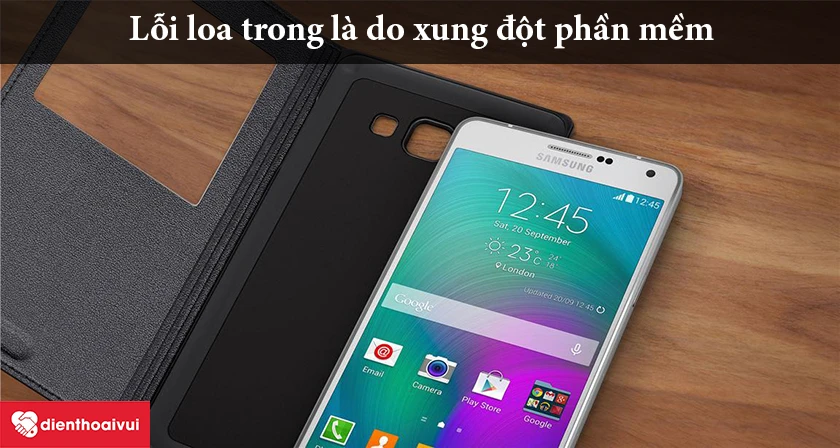 Lỗi loa trong do xung đột phần mềm