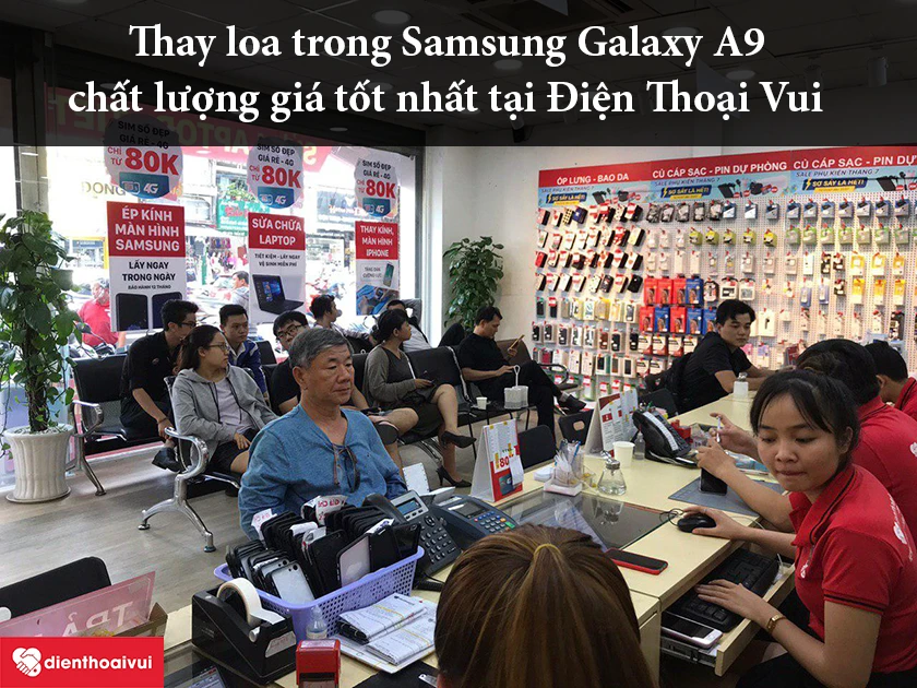 Thay loa trong Samsung Galaxy A9 chất lượng giá tốt nhất tại Điện Thoại Vui