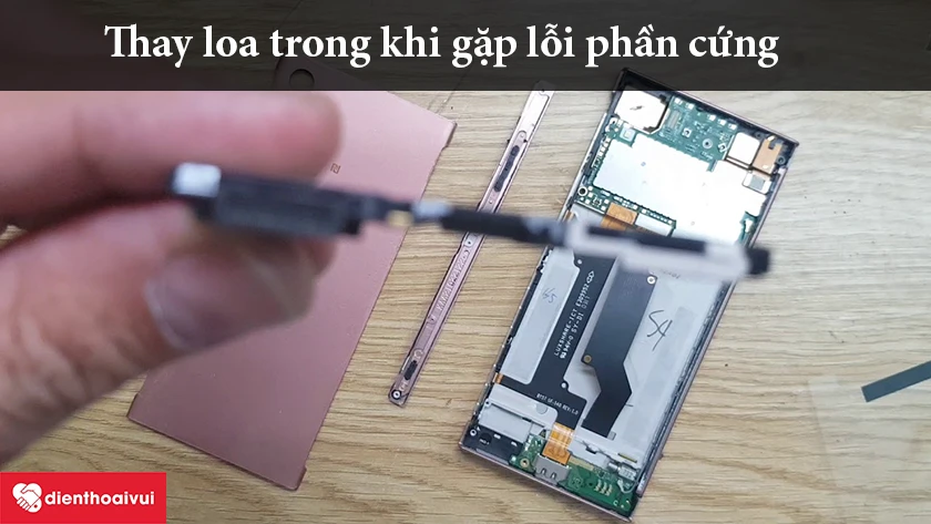 Thay loa khi gặp lỗi phần cứng