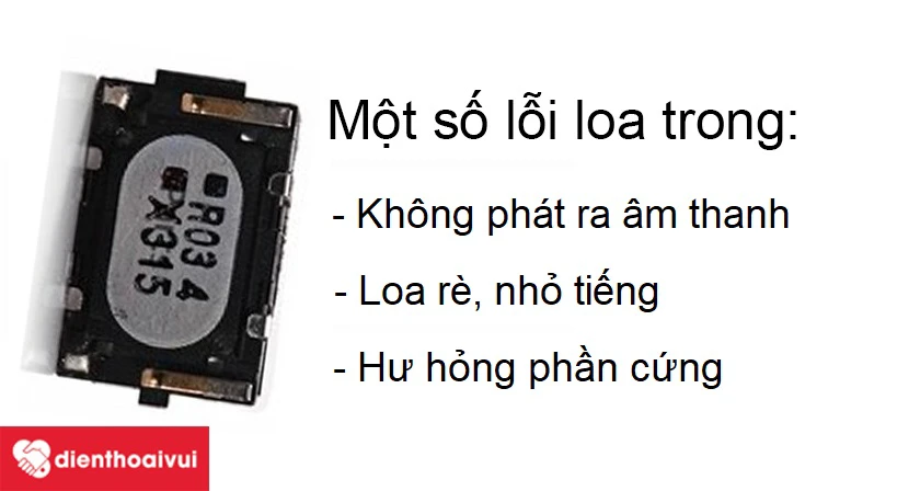 Một số lỗi về loa trong thường gặp