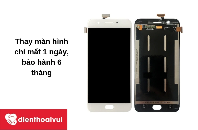 Việc thay thế màn hình cảm ứng cho OPPO F1s sẽ mất khoảng 1 ngày