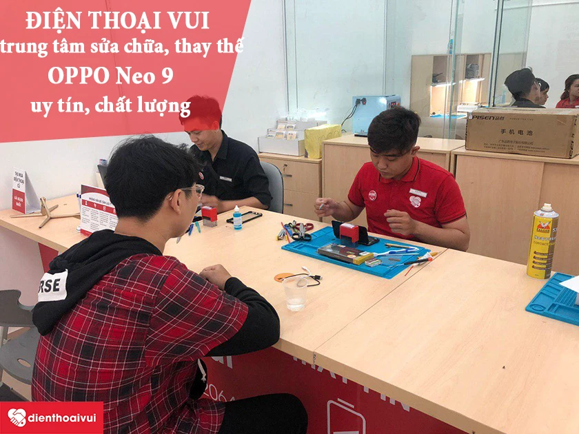 thay m&agrave;n h&igrave;nh OPPO Neo 9 tại hệ thống cửa h&agrave;ng Điện Thoại Vui