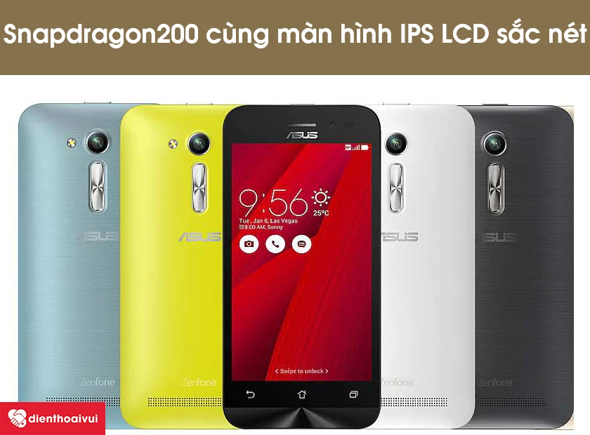 Asus Zenfone Go với màn hình IPS LCD sắc nét