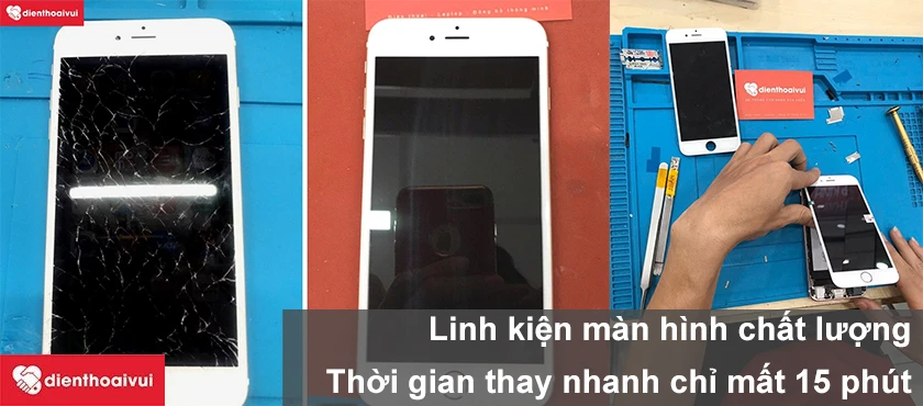 Ưu điểm dịch vụ thay m&agrave;n h&igrave;nh iPhone 6 Plus tại Điện Thoại Vui.