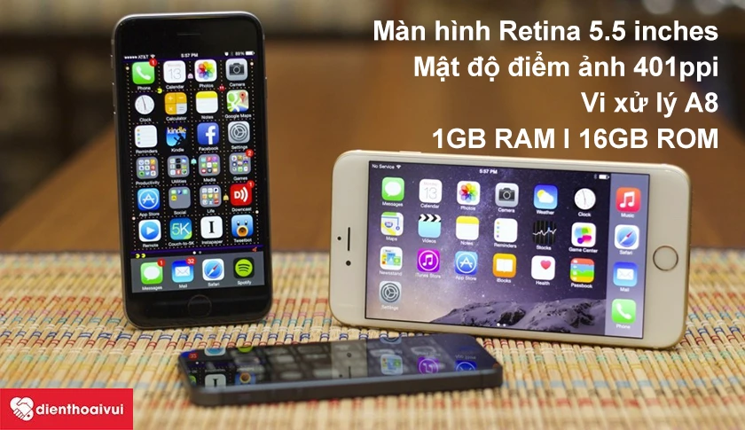 m&agrave;n h&igrave;nh iPhone 6 Plus ch&iacute;nh h&atilde;ng
