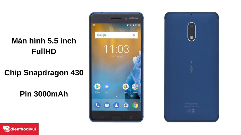 Thay m&agrave;n h&igrave;nh Nokia 6 gi&aacute; rẻ, ch&iacute;nh h&atilde;ng, uy t&iacute;n tại TP.HCM v&agrave; H&agrave; Nội