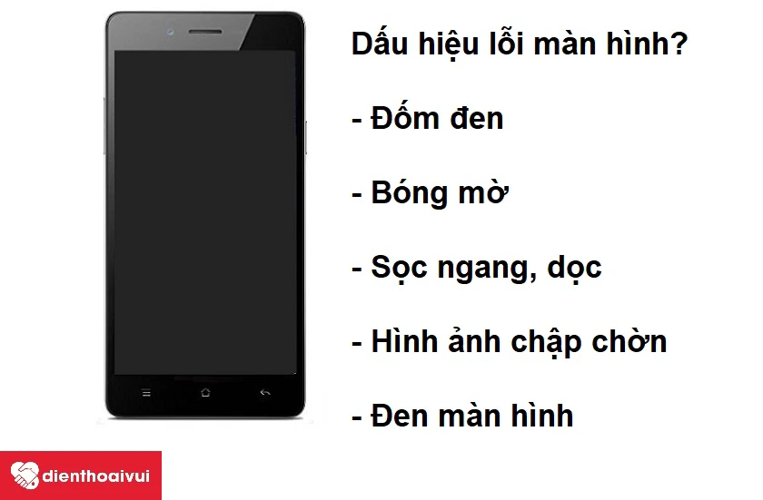 Dấu hiệu cần thay m&agrave;n h&igrave;nh
