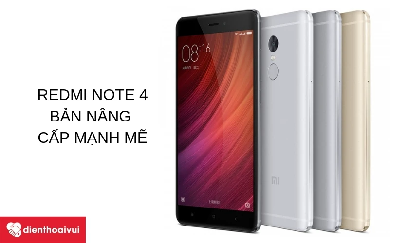 Xiaomi Redmi Note 4 - mẫu điện thoại tầm trung với m&agrave;n h&igrave;nh FullHD sắc n&eacute;t