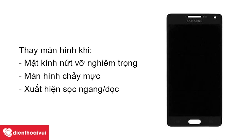 Khi n&agrave;o cần thay m&agrave;n h&igrave;nh Samsung Galaxy A7 2016?