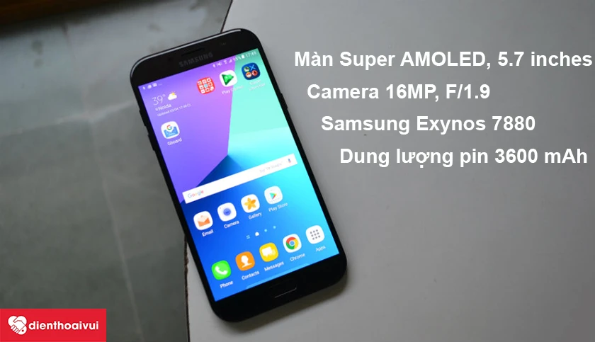 M&agrave;n hinhf.7 inch c&ocirc;ng nghệ Super AMOLED