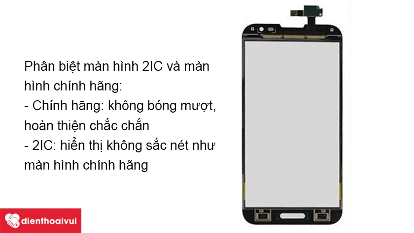 Phân biệt màn hình 2IC và màn hình Samsung chính hãng