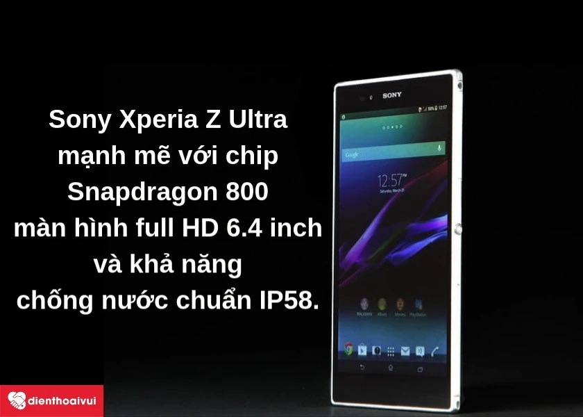 Smartphone chống thấm nước, m&agrave;n h&igrave;nh full HD v&agrave; vi xử l&yacute; mạnh mẽ