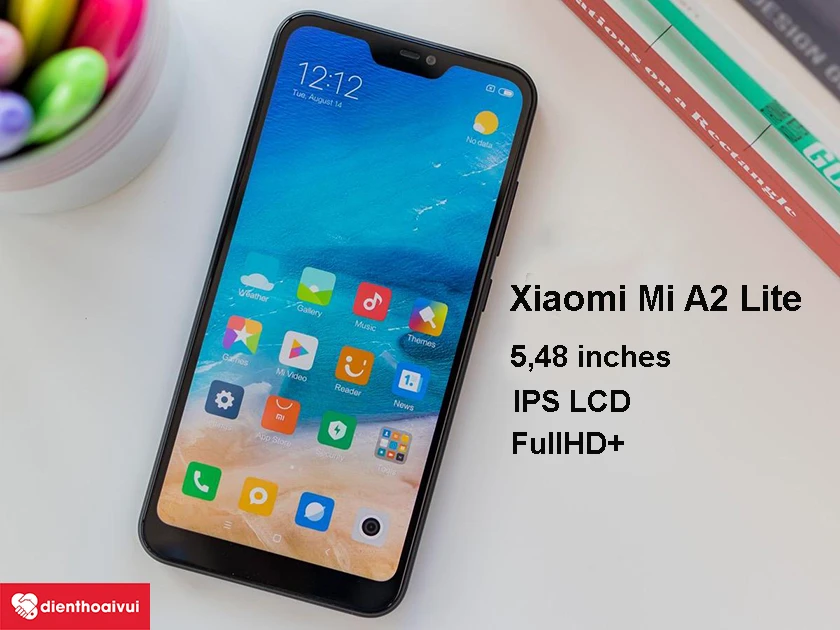 Xiaomi Mi A2 Lite &ndash; m&agrave;n h&igrave;nh 5,84 inches IPS LCD, độ ph&acirc;n giải Full HD+