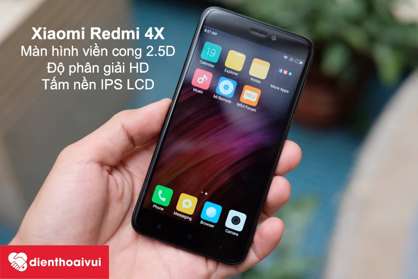 viền cong 2.5D, độ ph&acirc;n giải HD v&agrave; tấm nền IPS LCD
